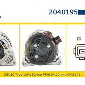 Alternatore Cmax Fiesta Focus Kuga Mazda 3 Volvo C30 S40 V50 1,/6 2,0 Tdci